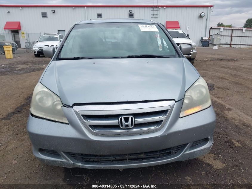 2005 Honda Odyssey Ex-L VIN: 5FNRL38755B131371 Lot: 40314605