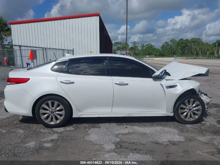 2018 Kia Optima Ex VIN: 5XXGU4L36JG222221 Lot: 40314622