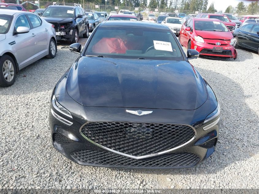 2022 Genesis G70 3.3T Awd VIN: KMTG54TEXNU092640 Lot: 40314629