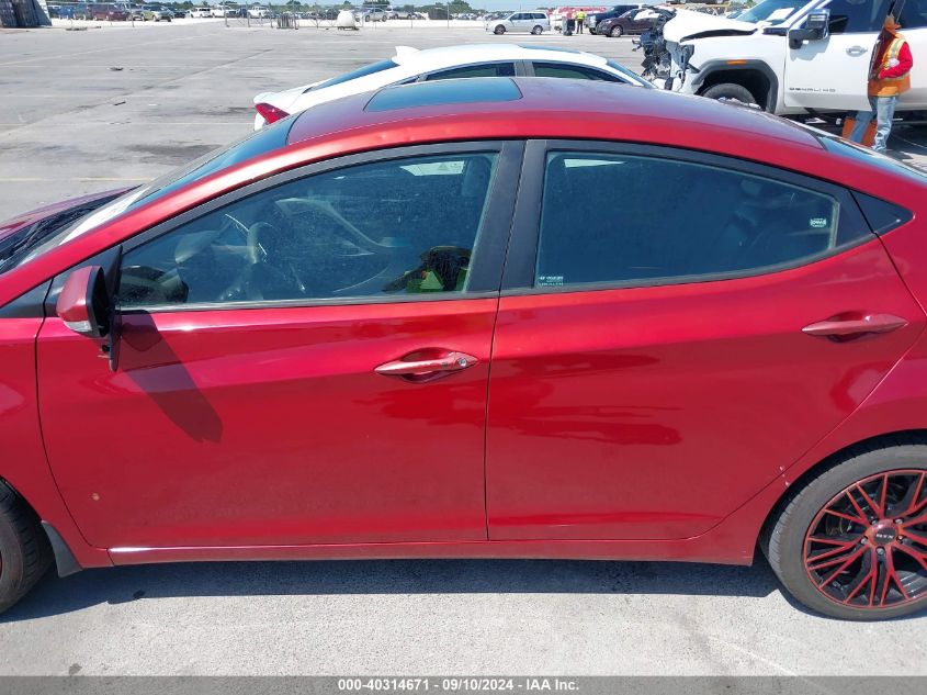 KMHDH4AE9DU505525 2013 Hyundai Elantra Limited