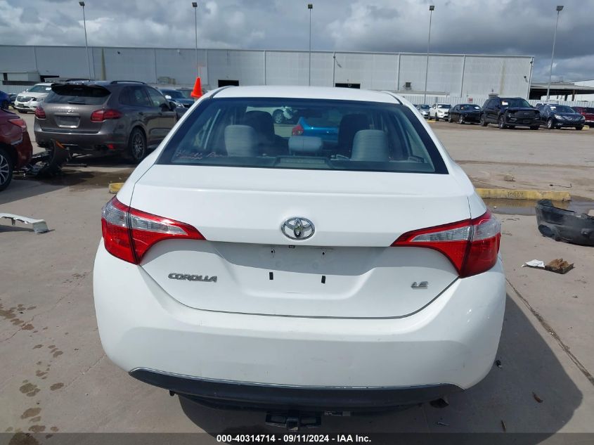 2015 Toyota Corolla Le VIN: 5YFBURHE9FP239854 Lot: 40314714