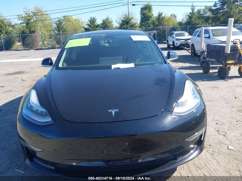 2019 Tesla Model 3 Long Range/Mid Range/Standard Range/Standard Range Plus VIN: 5YJ3E1EAXKF409844 Lot: 40314716