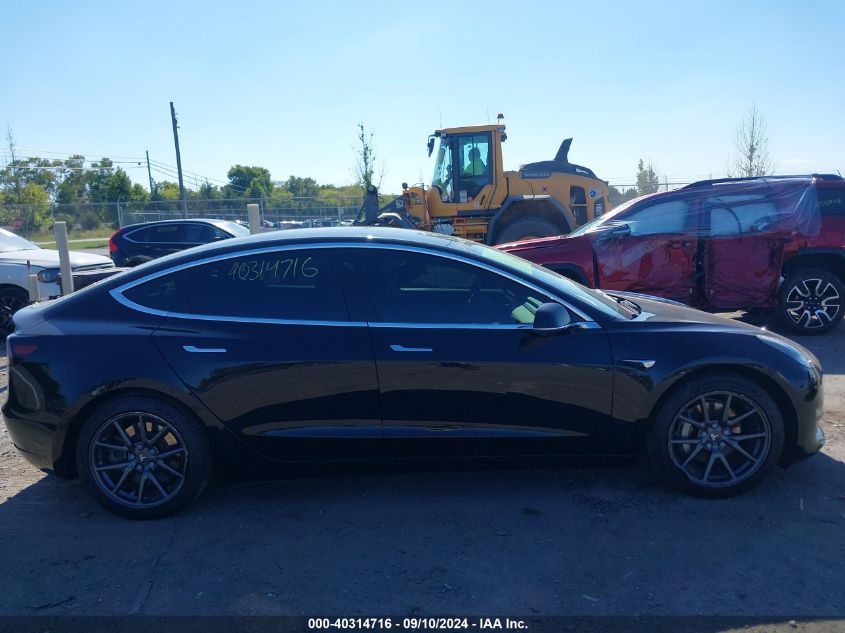 2019 Tesla Model 3 Long Range/Mid Range/Standard Range/Standard Range Plus VIN: 5YJ3E1EAXKF409844 Lot: 40314716