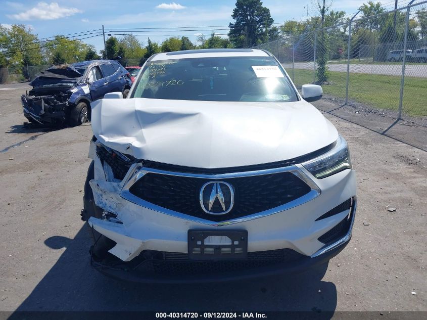 2020 Acura Rdx VIN: 5J8TC2H39LL022596 Lot: 40314720