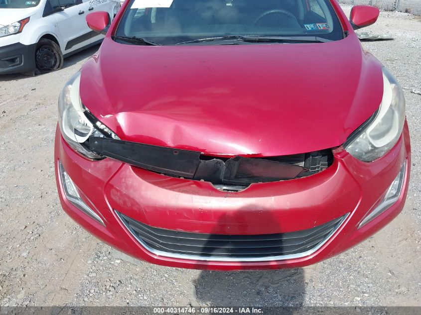 KMHDH4AE8EU160053 2014 Hyundai Elantra Se