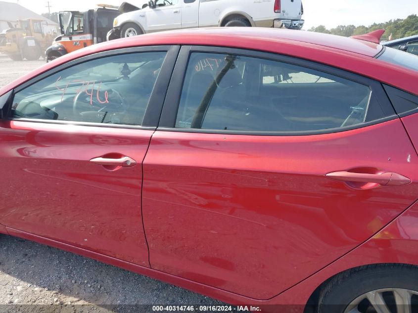 KMHDH4AE8EU160053 2014 Hyundai Elantra Se