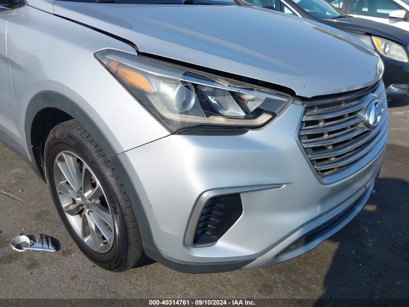 2017 HYUNDAI SANTA FE SE - KM8SM4HF3HU174805