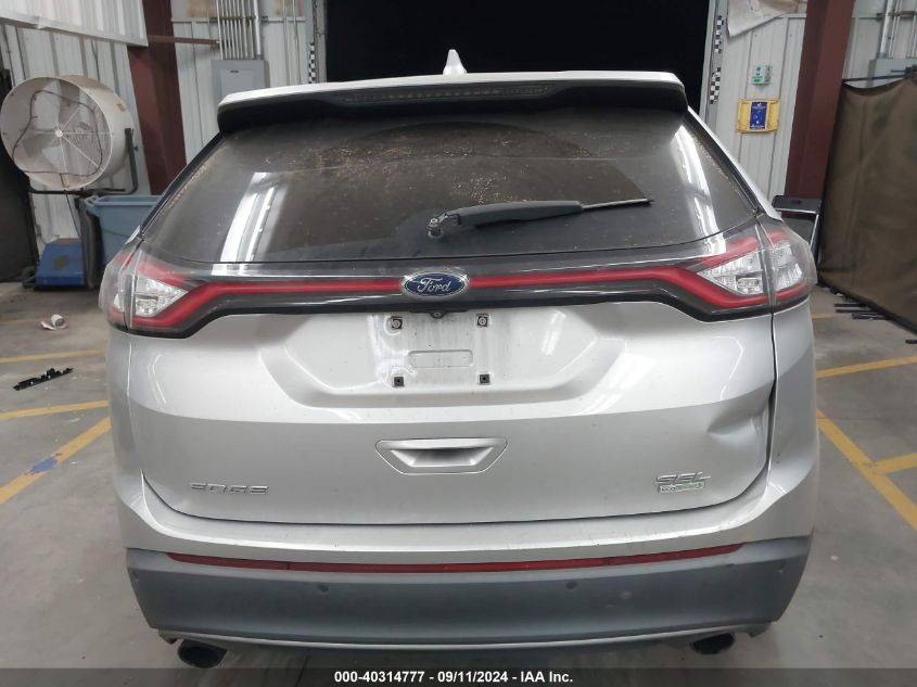 2016 Ford Edge Sel VIN: 2FMPK3J96GBB31655 Lot: 40314777