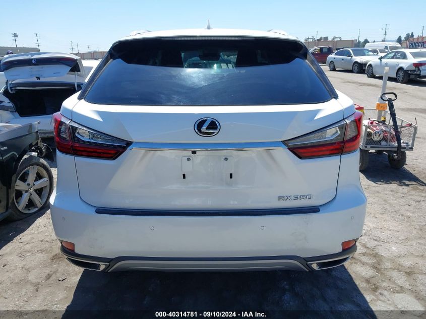 2021 Lexus Rx 350 VIN: 2T2HZMAA6MC194807 Lot: 40314781