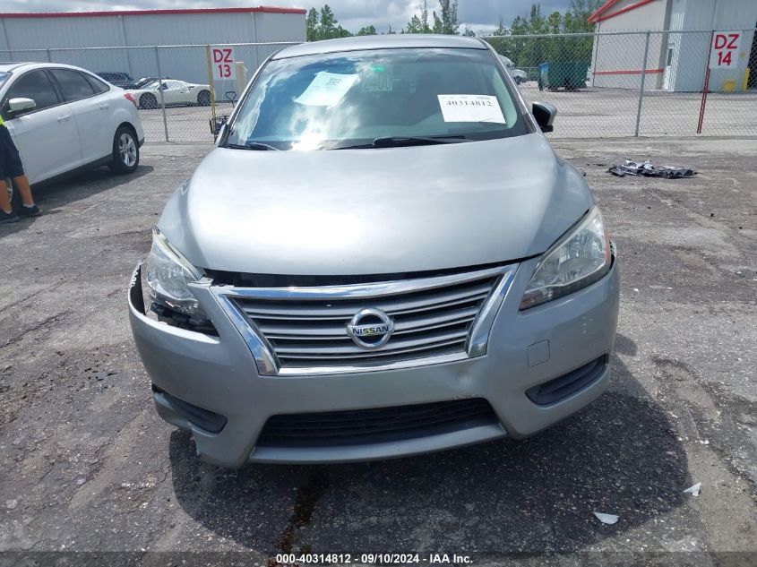 2014 Nissan Sentra Sv VIN: 3N1AB7APXEY221155 Lot: 40314812