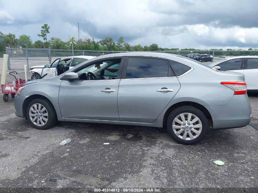 2014 Nissan Sentra Sv VIN: 3N1AB7APXEY221155 Lot: 40314812