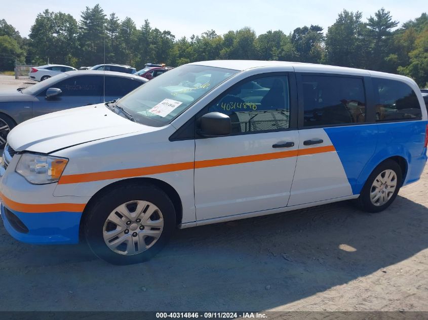 2019 Dodge Grand Caravan Se VIN: 2C4RDGBG4KR646830 Lot: 40314846