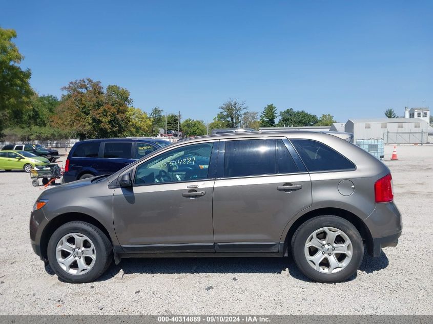 2014 Ford Edge Sel VIN: 2FMDK3JC5EBA37195 Lot: 40314889