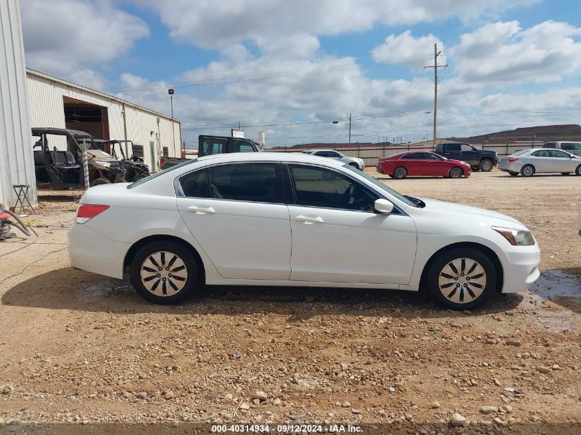 1HGCP2F3XCA047011 2012 Honda Accord 2.4 Lx