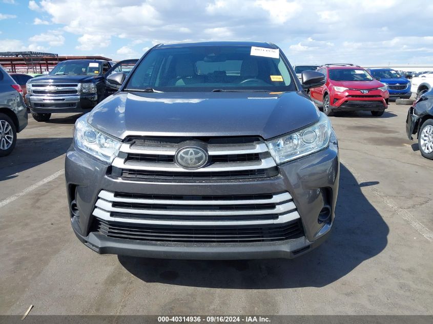 2018 Toyota Highlander Le VIN: 5TDBZRFHXJS860969 Lot: 40314936