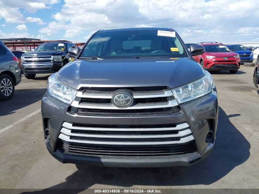 2018 Toyota Highlander Le VIN: 5TDBZRFHXJS860969 Lot: 40314936