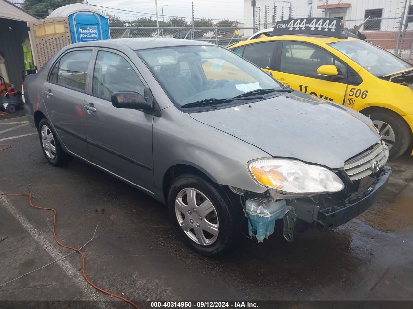 2003 Toyota Corolla Ce VIN: 1NXBR32E03Z072334 Lot: 40314950