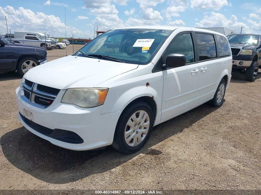 2014 DODGE GRAND CARAVAN SE - 2C4RDGBG6ER428179
