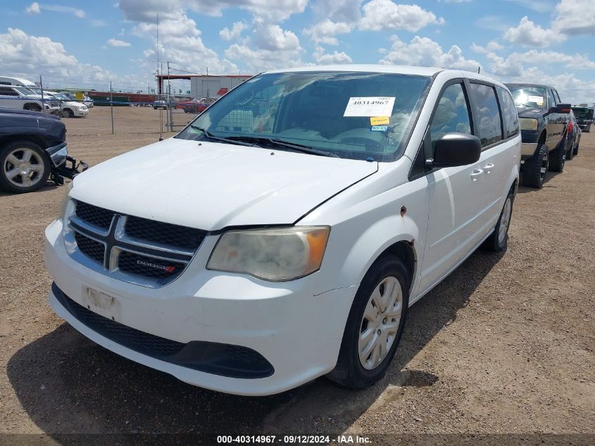 2014 Dodge Grand Caravan Se VIN: 2C4RDGBG6ER428179 Lot: 40314967