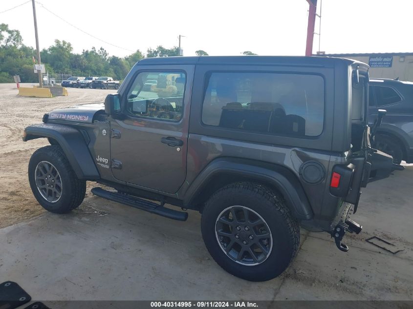 2019 Jeep Wrangler Sport VIN: 1C4GJXAG2KW652599 Lot: 40314995