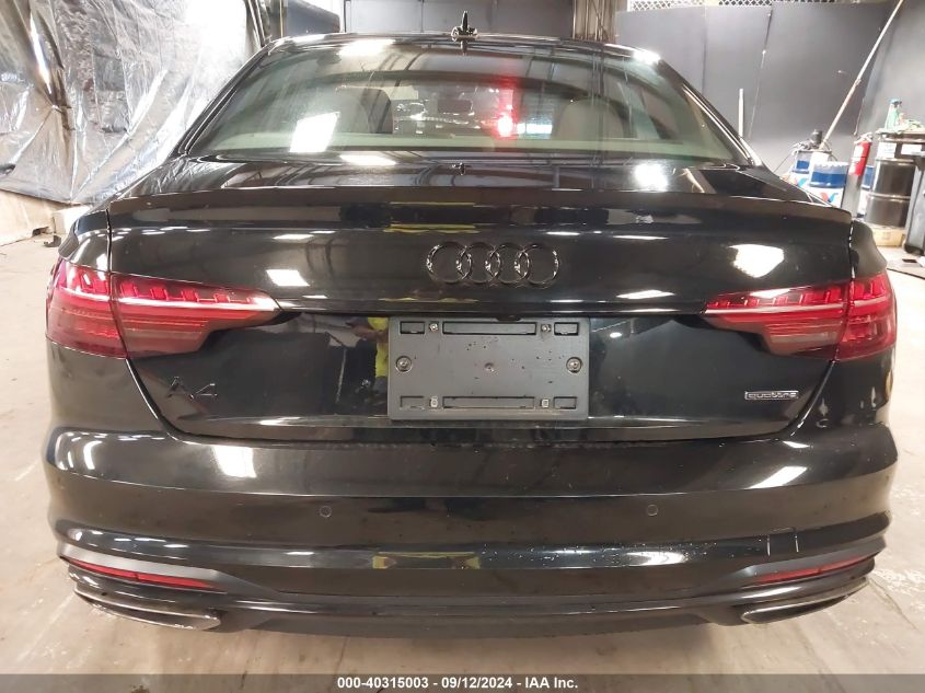 2023 Audi A4 Premium Plus 45 Tfsi S Line Quattro S Tronic VIN: WAUEAAF40PA002982 Lot: 40315003