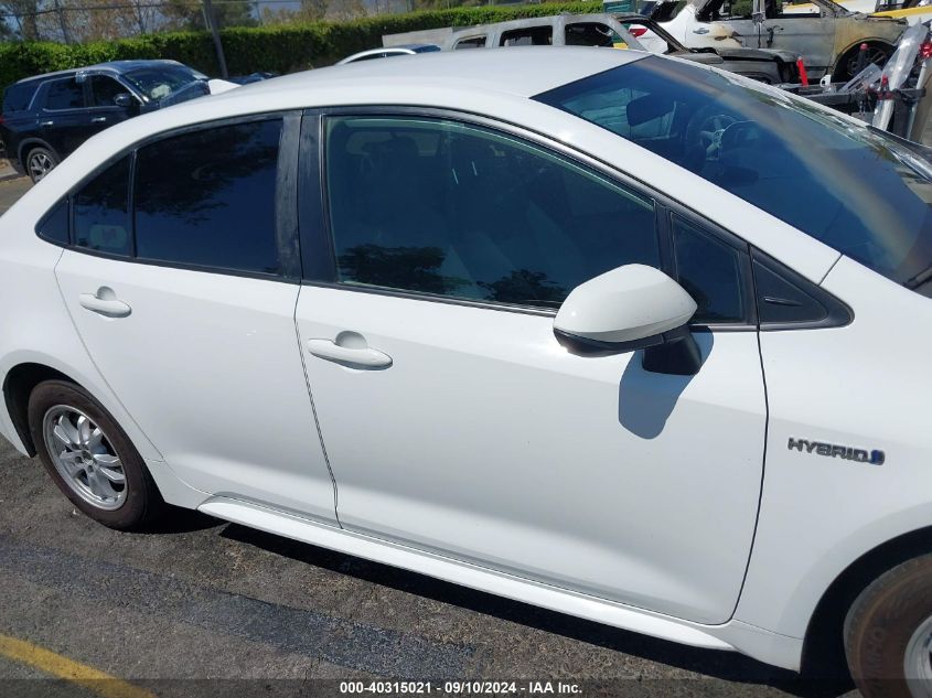 2021 TOYOTA COROLLA HYBRID LE - JTDEAMDE2MJ029970