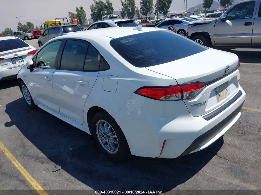 2021 TOYOTA COROLLA HYBRID LE - JTDEAMDE2MJ029970