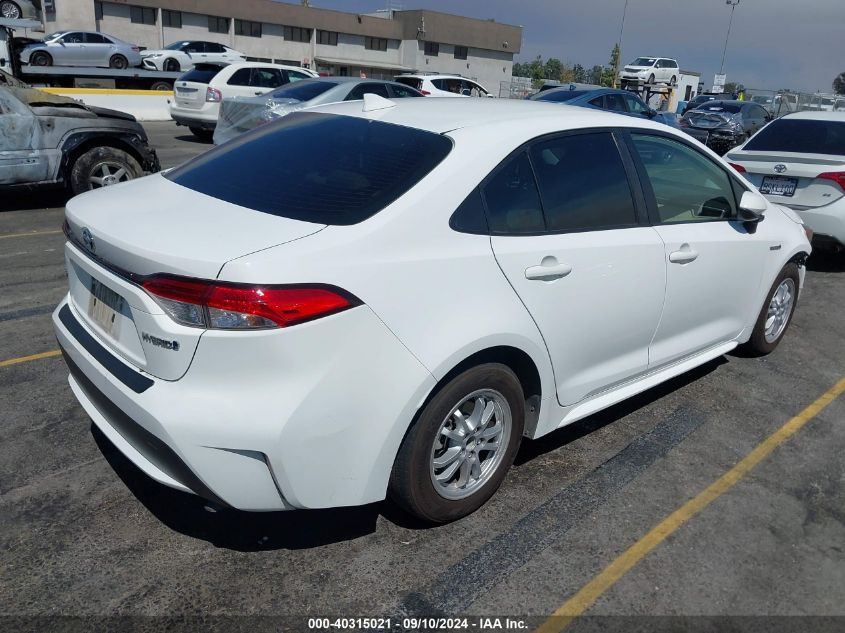 2021 TOYOTA COROLLA HYBRID LE - JTDEAMDE2MJ029970