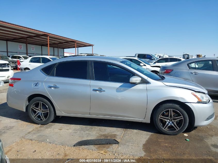 2014 Nissan Sentra S VIN: 3N1AB7AP9EY326298 Lot: 40315039