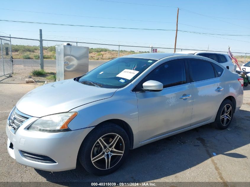 2014 NISSAN SENTRA S - 3N1AB7AP9EY326298