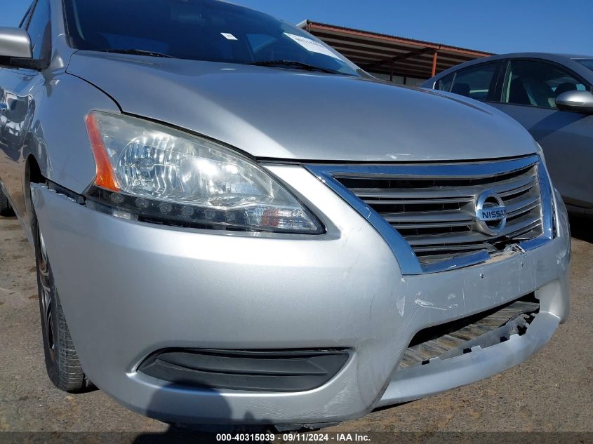 2014 Nissan Sentra S VIN: 3N1AB7AP9EY326298 Lot: 40315039