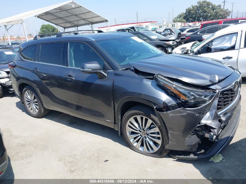 2024 TOYOTA HIGHLANDER HYBRID PLATINUM - 5TDEBRCH1RS606195