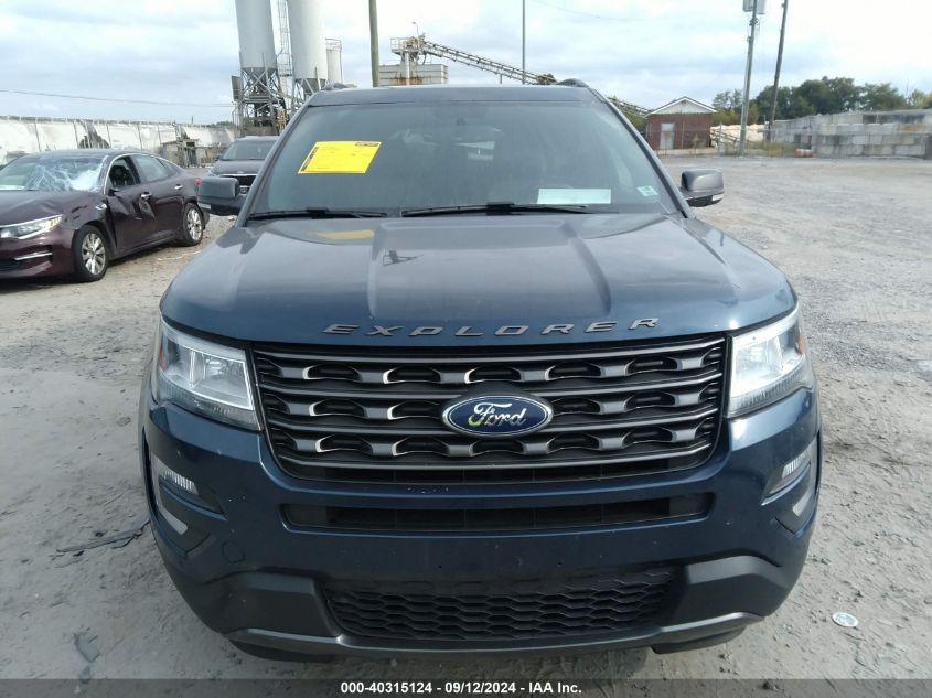 2017 Ford Explorer Xlt VIN: 1FM5K8D86HGE39328 Lot: 40315124