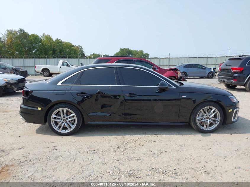 2024 Audi A4 Premium Plus 45 Tfsi S Line Quattro S Tronic VIN: WAUEAAF48RN008783 Lot: 40315126