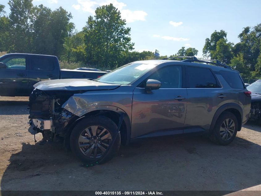 2022 Nissan Pathfinder Sv 4Wd VIN: 5N1DR3BD1NC221326 Lot: 40315135