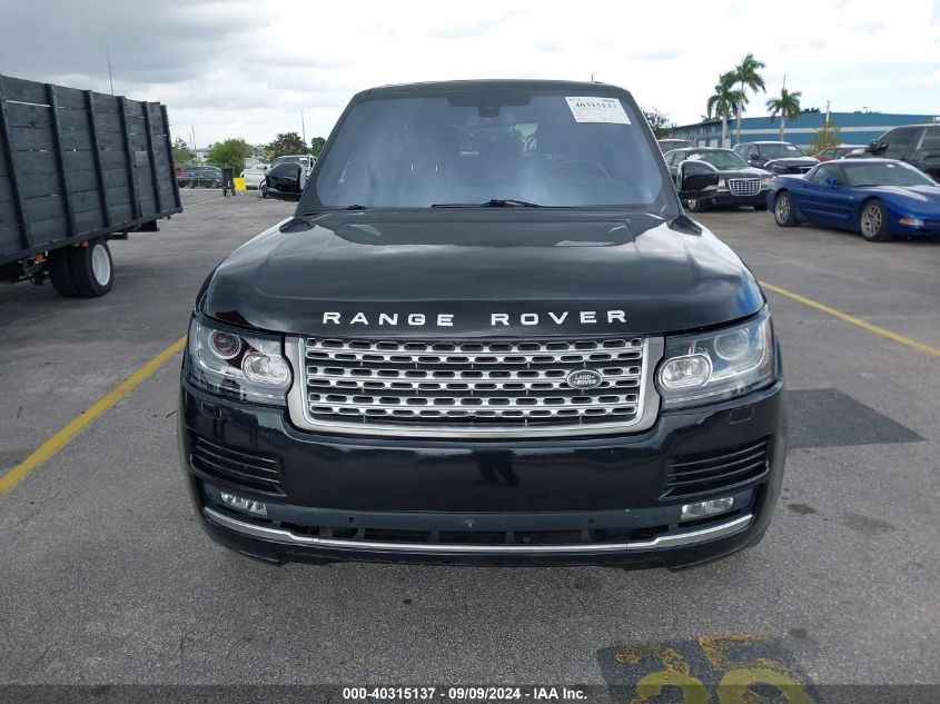 2016 Land Rover Range Rover 5.0L V8 Supercharged VIN: SALGS2EF0GA262552 Lot: 40315137