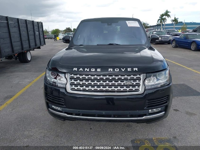 2016 Land Rover Range Rover 5.0L V8 Supercharged VIN: SALGS2EF0GA262552 Lot: 40315137