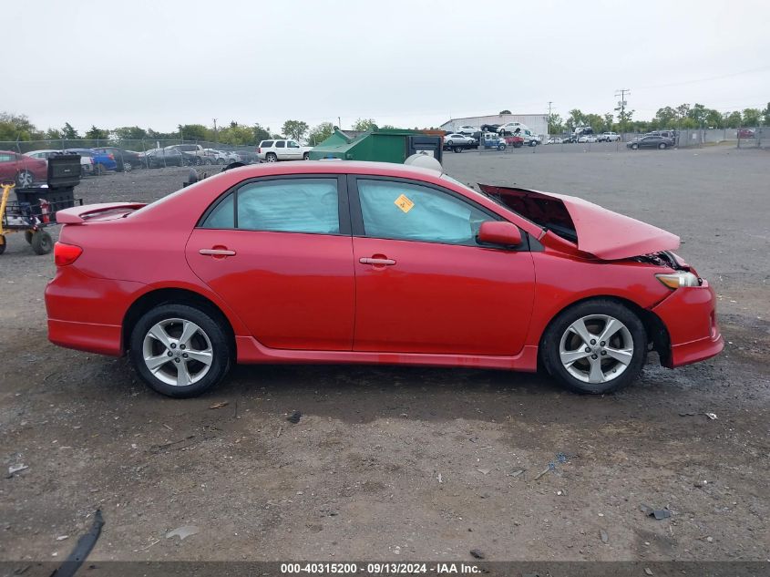 2011 Toyota Corolla S VIN: 2T1BU4EE3BC610248 Lot: 40315200