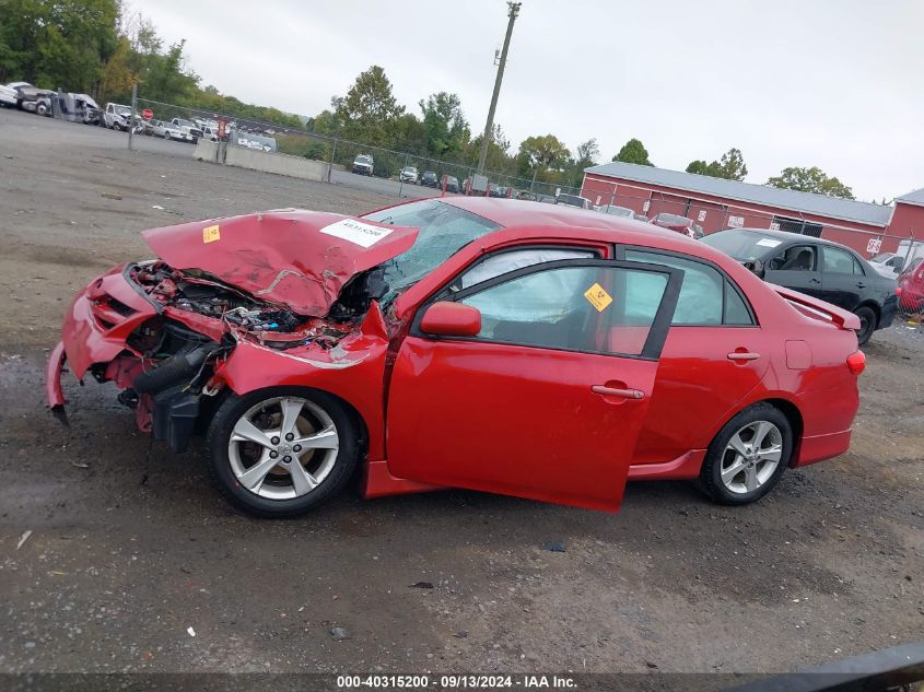 2011 Toyota Corolla S VIN: 2T1BU4EE3BC610248 Lot: 40315200