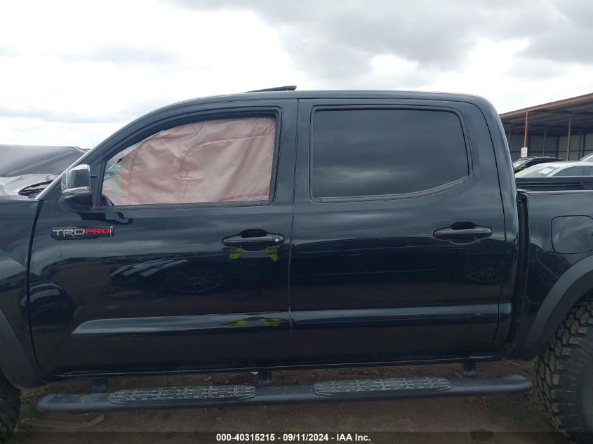 2019 Toyota Tacoma Double Cab/Sr/Sr5/Trd Spo VIN: 5TFCZ5AN5KX203356 Lot: 40315215