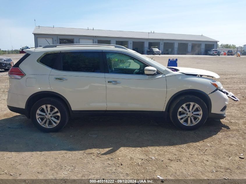 2016 Nissan Rogue S/Sl/Sv VIN: 5N1AT2MV0GC830687 Lot: 40315222