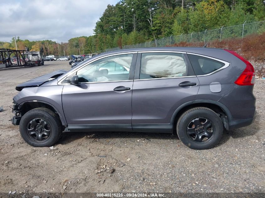 2015 Honda Cr-V Lx VIN: 5J6RM4H31FL119811 Lot: 40315225