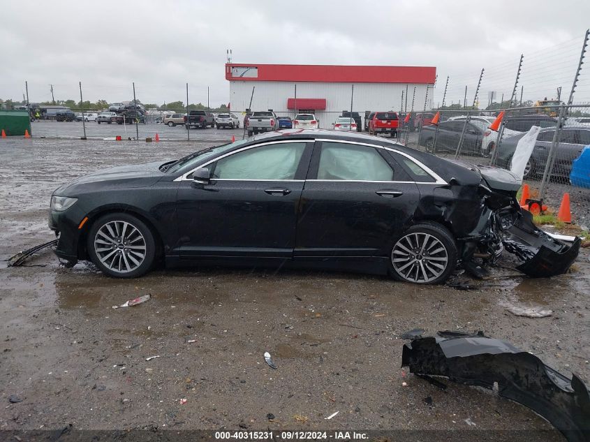 2017 Lincoln Mkz Hybrid Premiere VIN: 3LN6L5KU8HR642407 Lot: 40315231