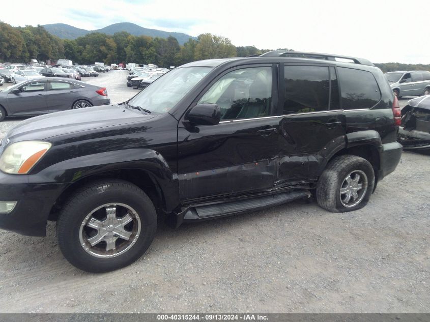 2003 Lexus Gx 470 VIN: JTJBT20XX30011534 Lot: 40315244