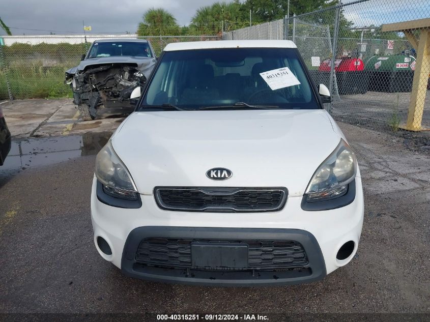 2013 Kia Soul + VIN: KNDJT2A6XD7776627 Lot: 40315251