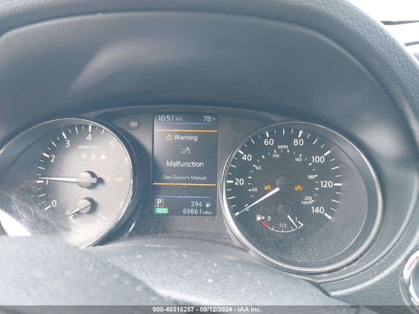 2019 Nissan Rogue Sv VIN: KNMAT2MT0KP515344 Lot: 40315257