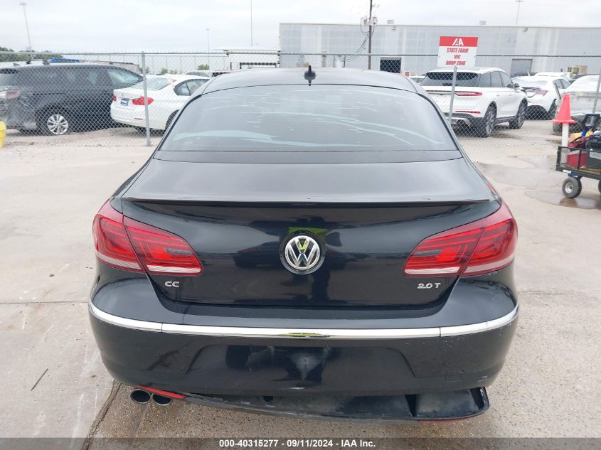 2013 Volkswagen Cc 2.0T R-Line VIN: WVWBN7AN7DE554741 Lot: 40315277