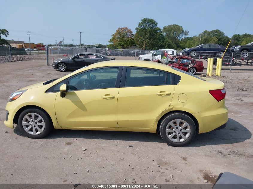 2016 Kia Rio Lx VIN: KNADM4A39G6657776 Lot: 40315301