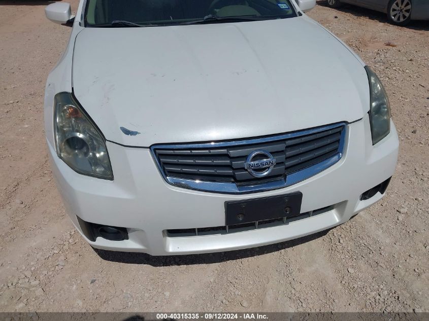 2008 Nissan Maxima Se/Sl VIN: 1N4BA41E58C826138 Lot: 40315335