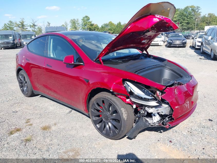 2024 TESLA MODEL Y PERFORMANCE DUAL MOTOR ALL-WHEEL DRIVE - 7SAYGDEF3RF021719